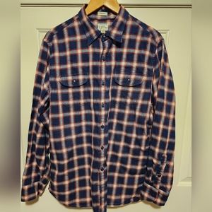 J. Crew Button Down Flannel Large